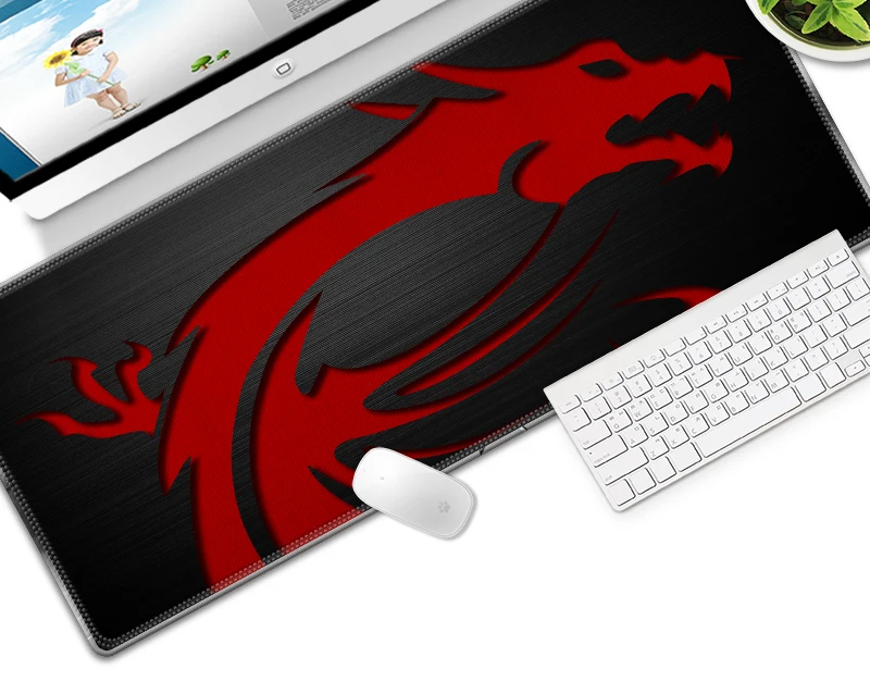 Style 9 700*300 мм серия Red Dragon высокоскоростной большой игровой коврик для мыши, клавиатуры, Противоскользящий коврик для компьютерной мыши из натурального каучука - Цвет: Style 9