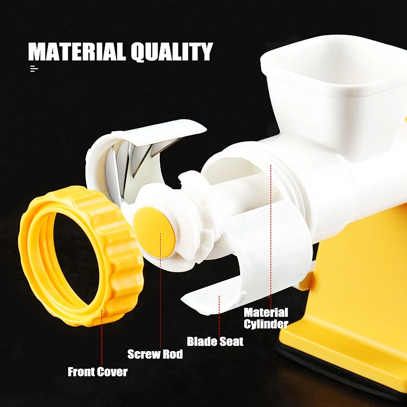 Бытовая портативная ручная мясорубка измельчитель для продуктов кухонные