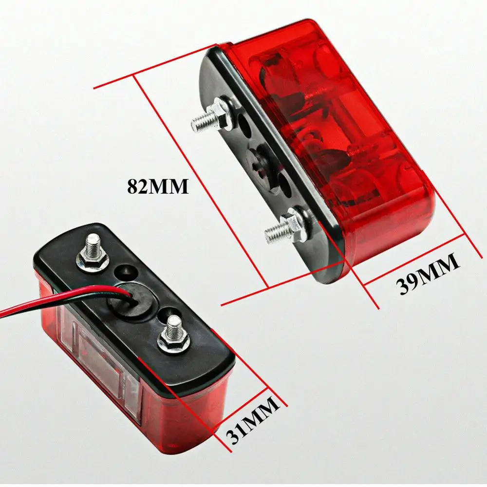 12/24 в автомобильный светодиодный фонарь для номерного знака универсальный