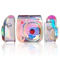 2022 for fujifilm instax mini 11 camera accessory artist oil paint pu leather instant camera shoulder bag protector cover case