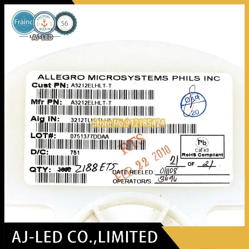 10pcslot a3212elhlt t bipolar hall switch for phs cordless phone notebook free global shipping