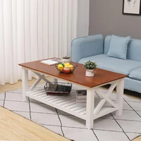 modern coffee table household living tea table modern simple creative side table density board steel frame square end table