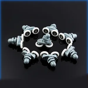 8 шт. двойные душевые дверные роликибегунки диаметром 19232527 мм