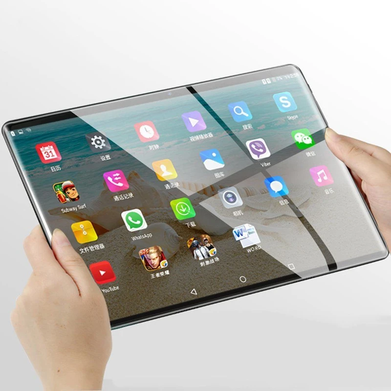 10 1 дюймов планшет для детей 2.5D Sn Android Quad Core Dual Камера Wi-Fi игра обучения подарок