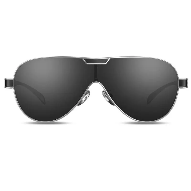 Мужские Винтажные Солнцезащитные очки больших размеров поляризованные