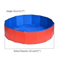 piscine chien foldable pool dog pet swimming pool for dog big size collapsible 4 seasons pet playing washing pond for cat large