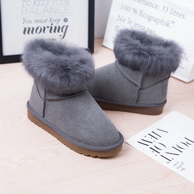 

Ladies Fashion Plus Velvet Cotton Shoes Women Warm Simple Short Boots 2021 Winter New Women's Snow Boots Students Platform Boots