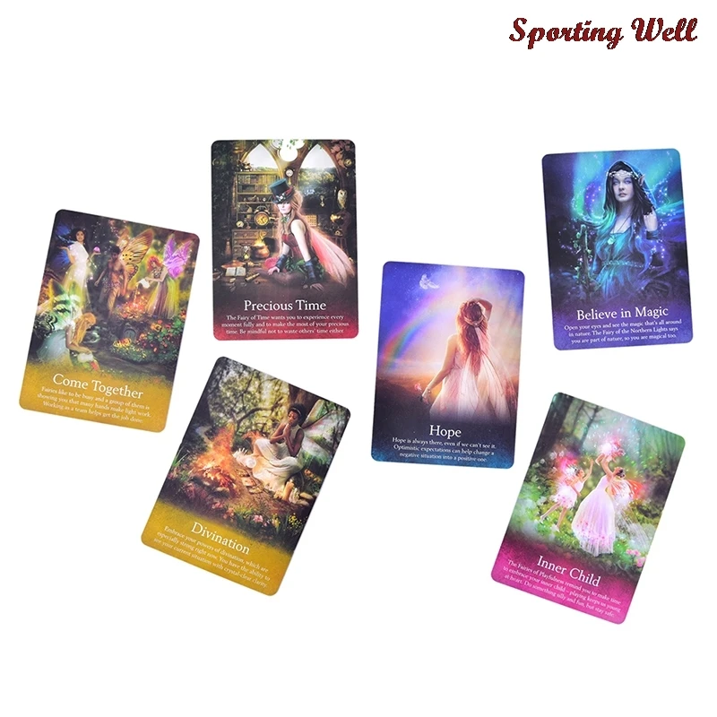 

База с 44 карточками и руководством на английском языке стражи сказочного мира