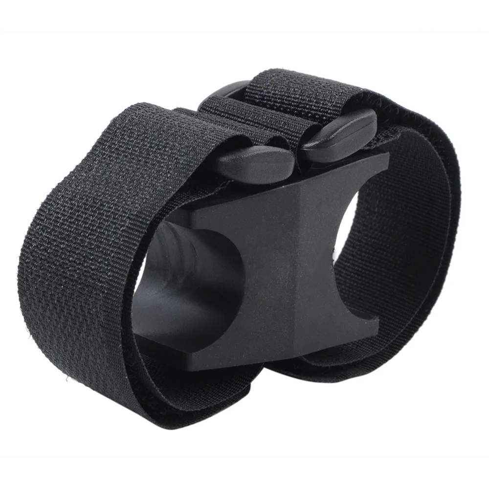 Multi-Purpose Bike Strap Flashlight LED Torch Mount Holder Bike Lock Clamp Holder Hook&Loop Band Mountain Bicycle Accessories