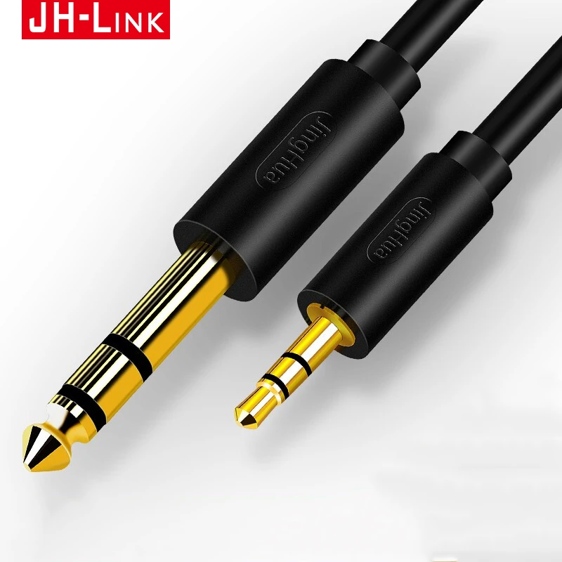 Кабель Aux JH-LINK мм на 3 5 аудиокабель с разъемом 6 штекер-штекер для гитарного