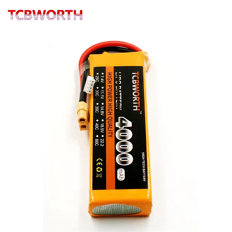 TCBWORTH 4S 14 8 V 4000 мА/ч 35C Max 70C RC самолет LiPo Батарея для вертолет Квадрокоптер