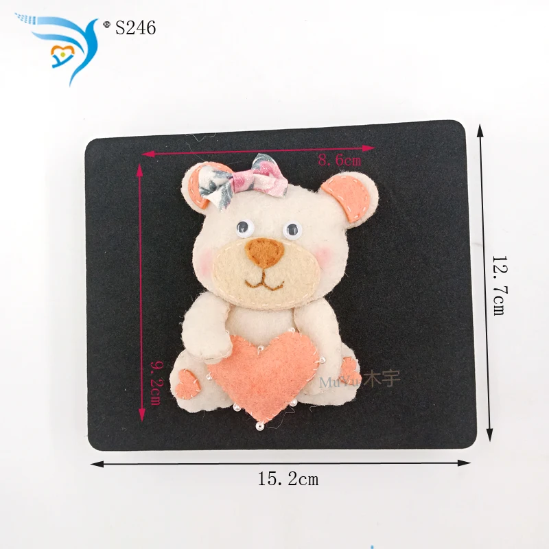 Love Little Pink Bear S246 DIY новые режущие штампы для скрапбукинга Толщина/15 8 мм/|Вырубные