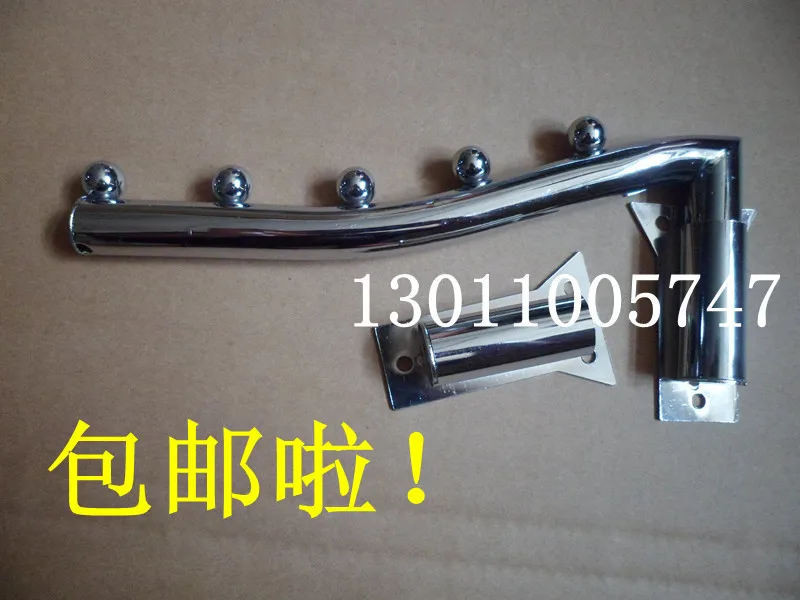 

Stainless Steel Sway Hook Wall Clothes Rack Clothing Hotel Hotel with Thick Sway Hook