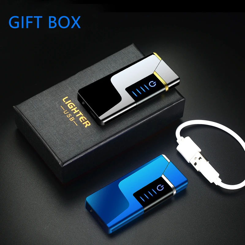Плазменная зажигалка электрическая с гнездом usb для курения аксессуары