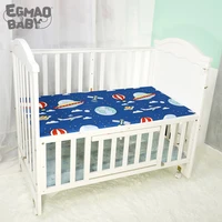 13070cm baby crib fitted sheet for unisex boy andgirl baby bed mattress cover soft breathable cartoon print newborn bedding