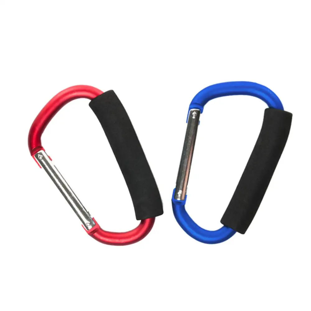 2 шт Открытый Карабин большой алюминиевый сплав брелок рюкзак большая d образная