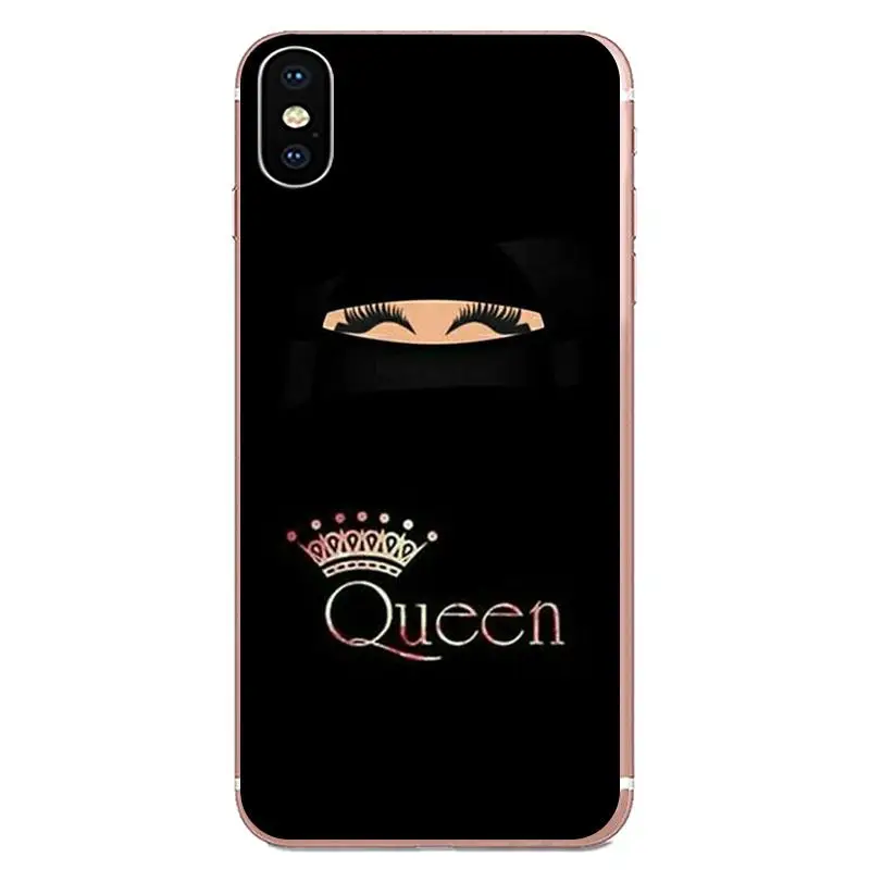 Девушка королева принцесса черный розовый милый для Xiaomi Redmi Mi 4 7A 9T K20 CC9 CC9e Note 7 8 9 Y3
