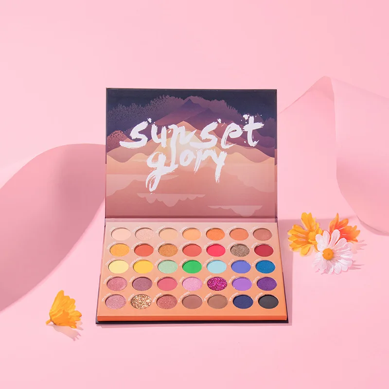 

New 35 Colors Makeup Eyeshadow Palette Matte Shimmer Eye Shadow Pallete High Pigment Cosmetics Women Beauty