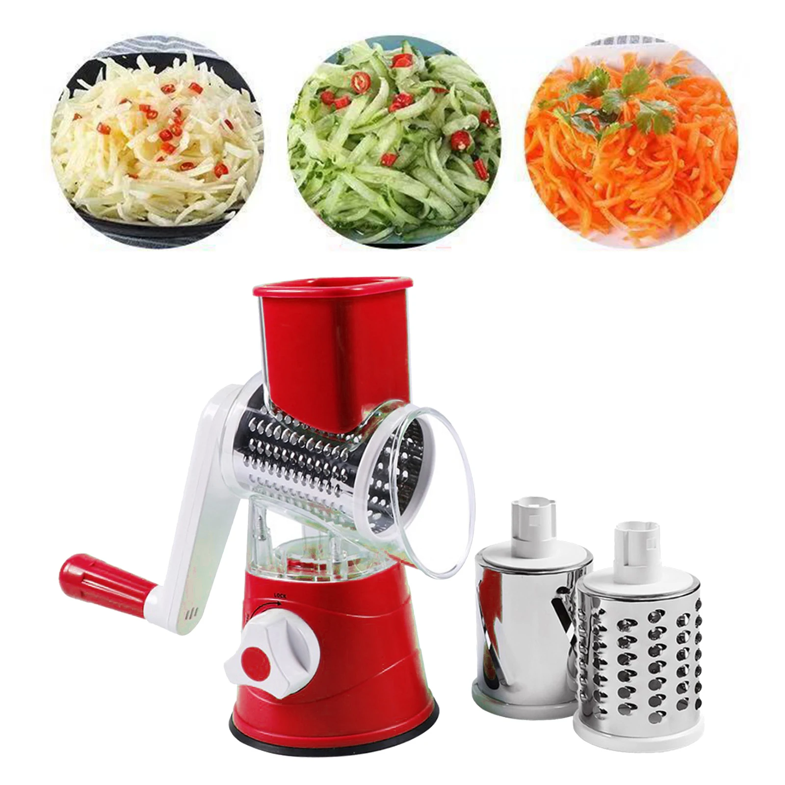 Вращающийся сырный Терка Slicer барабан ручной овощерезки кухонные приспособления