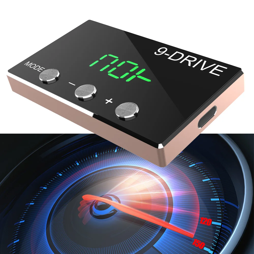 

Racing Accelerator Potent Booster Throttle Response Controller 9 Drive 5 Modes Plug and Play Tuning Parts Accessory Smart Gadget