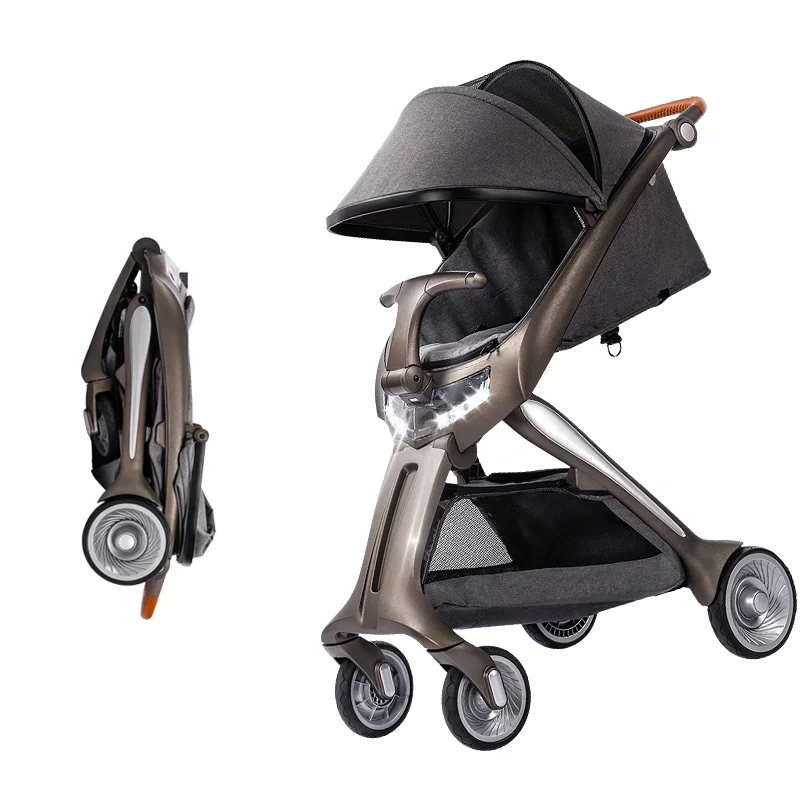 RNZ пластиковый светодиодный светильник детская коляска портативный с высоким