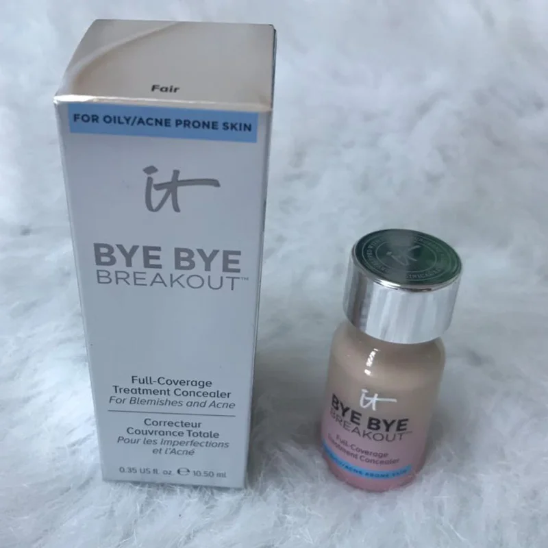 

12pcs/lot Wholesale It Cosmetics it bye bye breakout full coverage treatment concealer 10.5ml Dark Circle Skin Brighten Cream