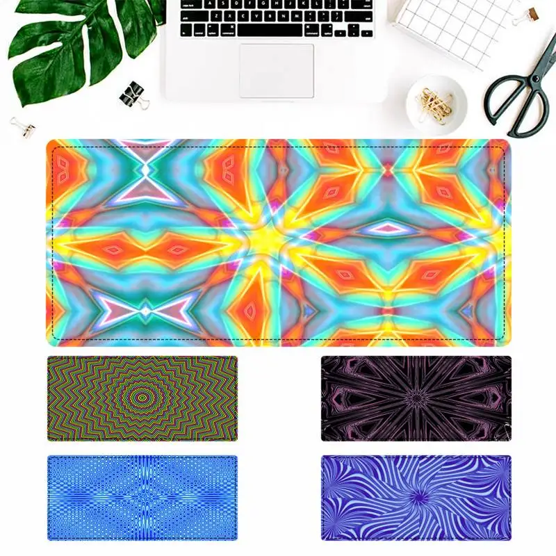 

Elegant kaleidoscope Gaming Mouse Pad Gaming MousePad Large Big Mouse Mat Desktop Mat Computer Mouse pad For Overwatch