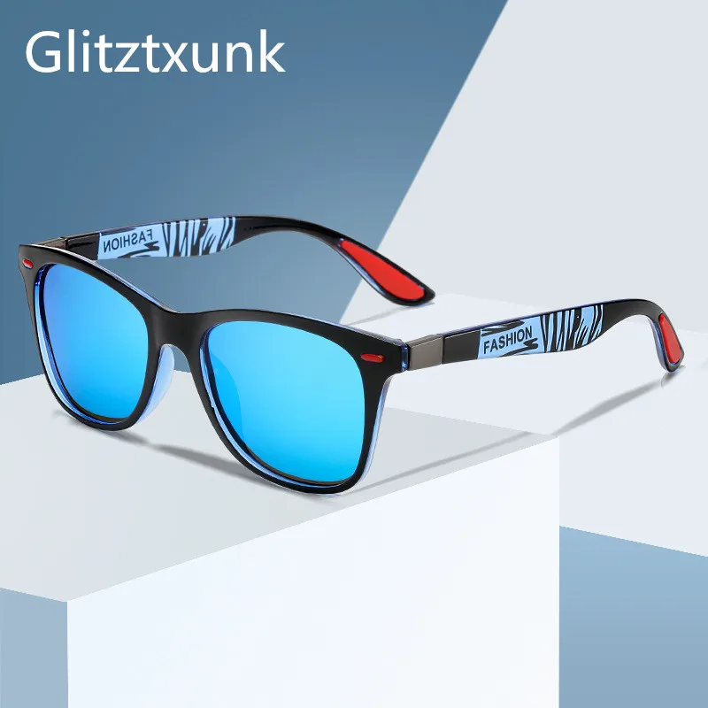 

Солнцезащитные очки Glitztxunk поляризационные UV400 для мужчин и женщин, квадратные, для спорта и вождения