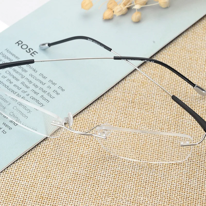 

2020 new fashion TR90 frameless glasses frame literary elegant trend frame simple glasses frame
