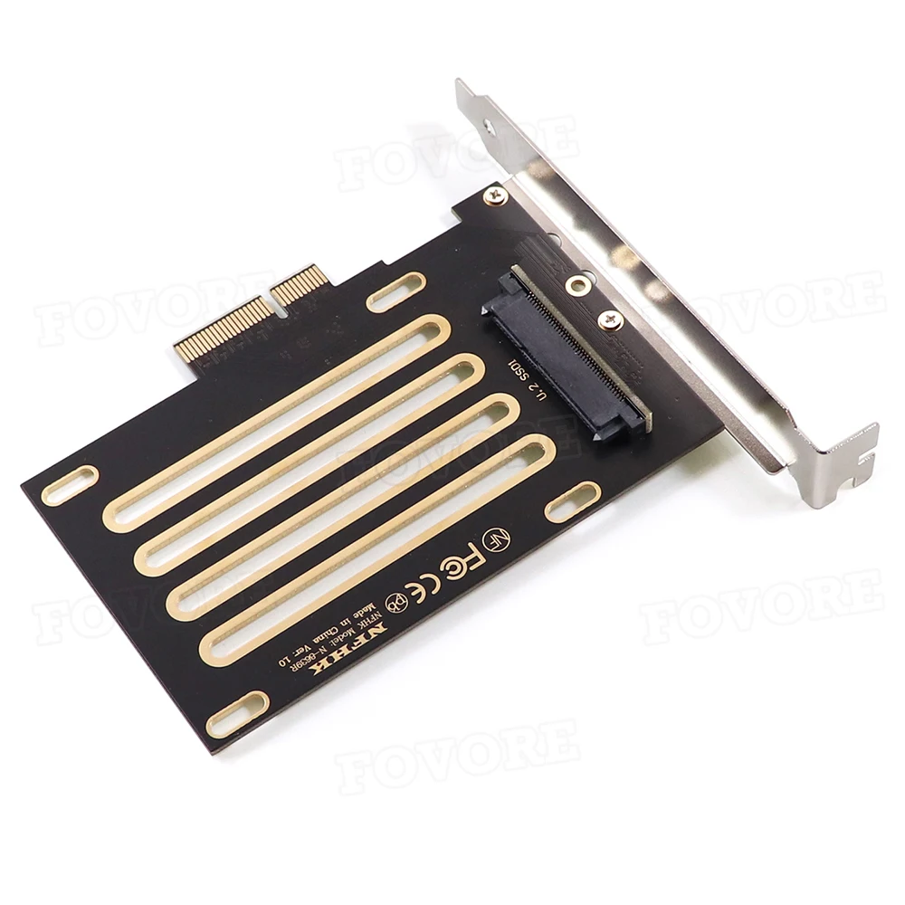 pcie 30x4 lane к u 2 u2 kit sff8639 хост адаптер для intel ма