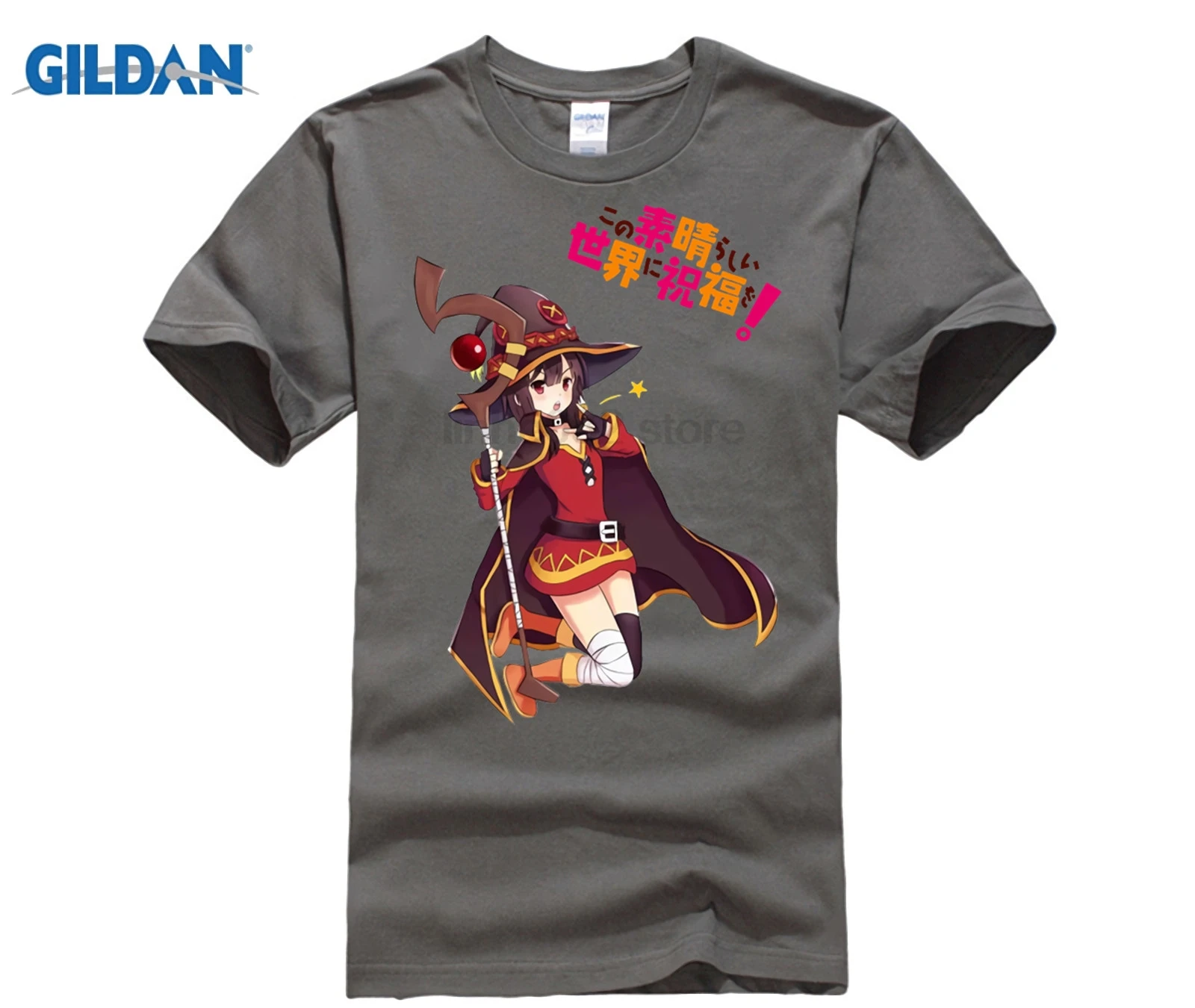 DILDAN новинка Kono Subarashii Sekai Ni Shukufuku Wo Megumin футболка для косплея аниме рисунок чернил