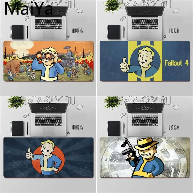 Высококачественный игровой коврик для мыши Maiya Fallout ноутбука бесплатная доставка
