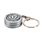 Портативная 2-слойная металлическая травяная измельчитель для сорняков маленькие размеры Карманный Брелок для табака травы измельчитель для курения сорняков
