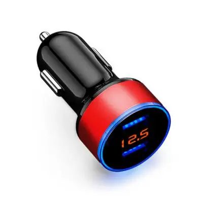 Красный 3.1A двойной USB прикуриватель быстрое автомобильное зарядное устройство адаптер питания для Opel Zafira A B Vauxhall Zafira Corsa C Cambo D Vauxhall - Название цвета: Красный
