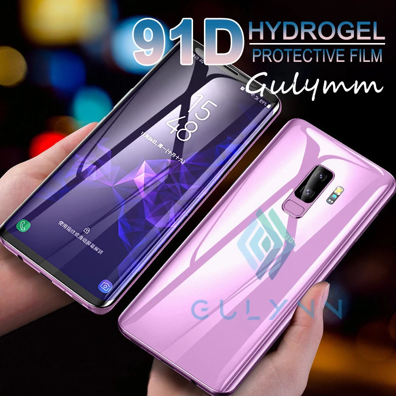Защитная пленка 91D для Samsung Galaxy Гидрогелевая с полным покрытием экрана A 30 40 50 A51 70 20