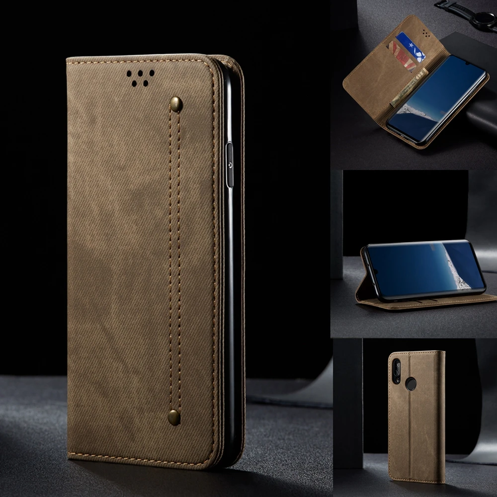 Чехол с откидной крышкой для Huawei Y9 Prime 2019 чехол P Smart Z кожаный Роскошный кошелек