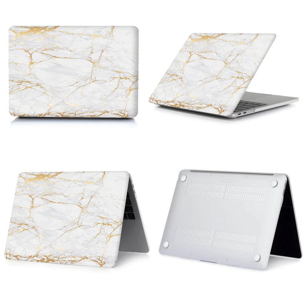 Мраморный чехол для ноутбука Apple MacBook Touch ID A1932, Air 13 A1369 Pro retina 11 12 13 15 Pro 13,3 15,4 Touch Bar+ чехол для клавиатуры
