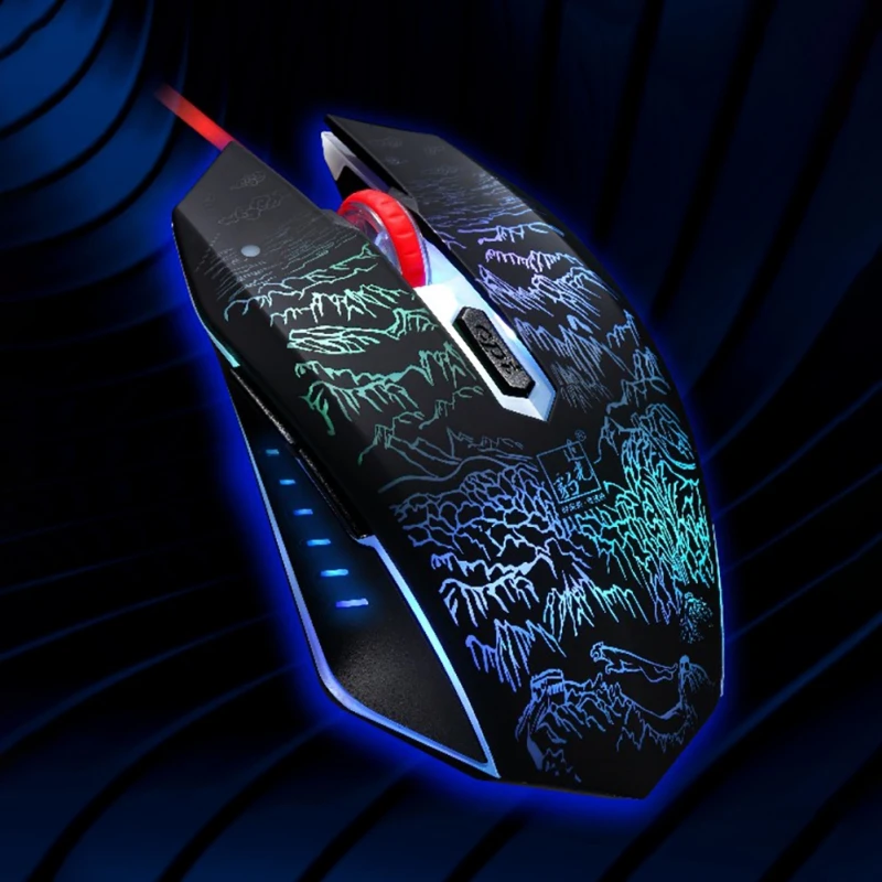 

Wired Luminous Mouse Computer Game USB Backlit Mouse