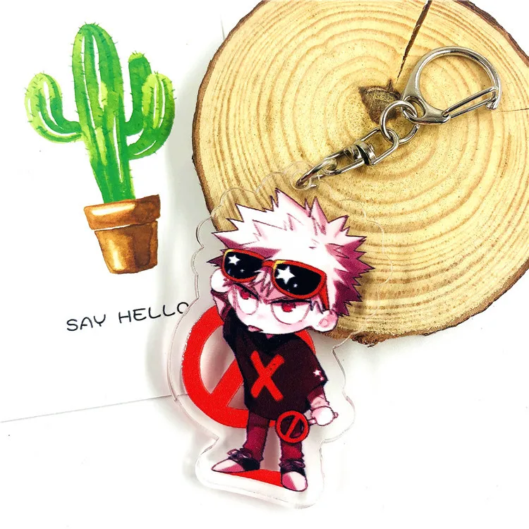 Мой герой academic фигурка игрушка акриловый брелок мидория изуку Bakugou катсуки Todoroki Shoto симпатичный брелок для мальчиков