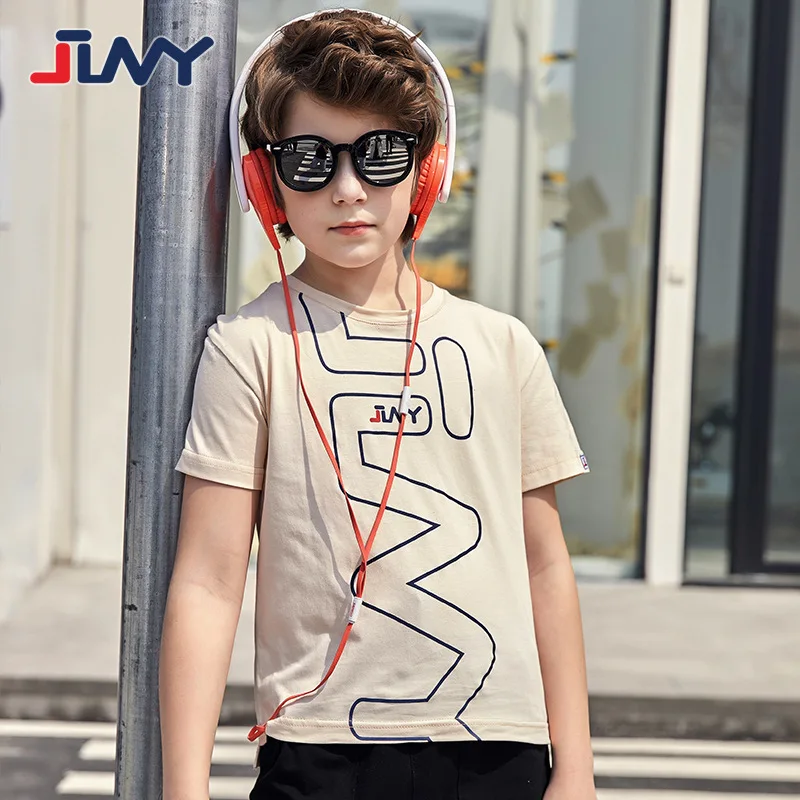 

JLNY Fashion Kids' Wear Kids2021 Summer Boys' Short Sleeve T-shirt Boys Shirt