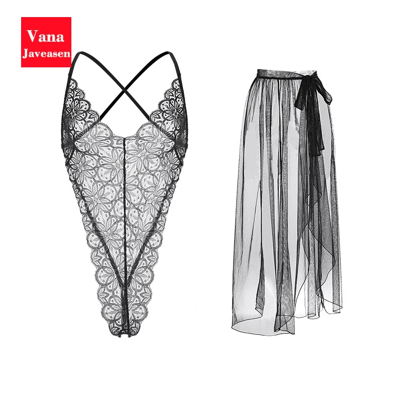 

Backless Cross Straps Nightdress Women Deep V Neck Sleeveless Print Split Sleep Dress Female Perspective Long Nightgowns Summer