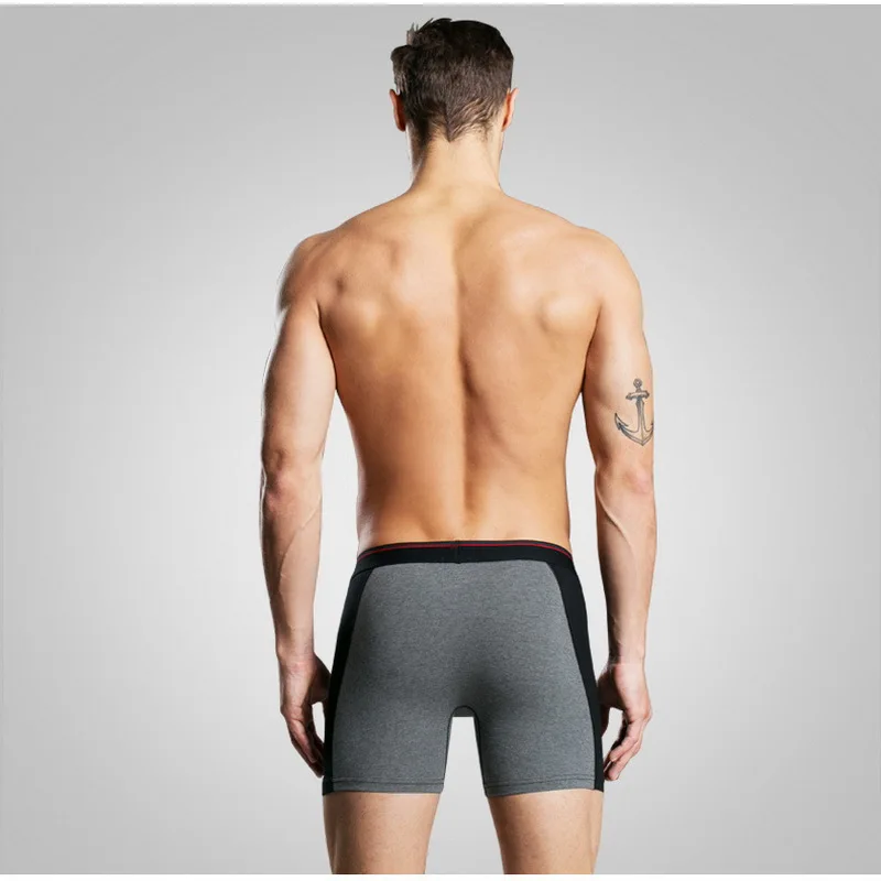 Высококачественные модные мужские боксеры выступающие Удлиненные Прямые
