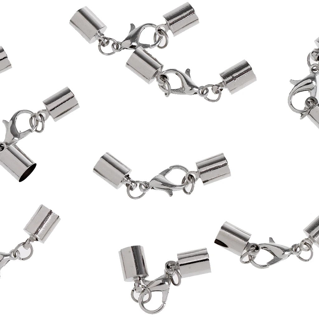 Застежки-коннекторы для ювелирных изделий серебристые застежки-карабины