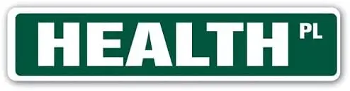 

Metal Signs,Road Street Sign,Thick Tinplate Print Poster,HEALTH lifestyle fitness nutrition condition pain well being metal sign