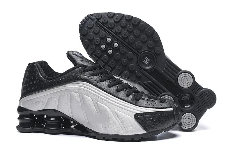 Мужские кроссовки, новинка, дизайнерские мужские кроссовки Shox R4, роскошные кроссовки NZ, тройные черные белые уличные спортивные кроссовки - Цвет: 33