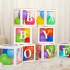 Коробка с буквами алфавита, 1 шт., для самостоятельной сборки, воздушный шар, украшения для дня рождения, для мальчиков, девочек, детского шоу, свадьбы, Рождества, домашний декор, подарочная коробка