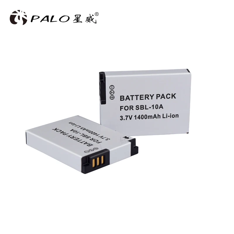 PALO 1400 мАч 3 7 в 1 шт. SLB 10A SLB10A Батарея цифровой камеры для Sansung PL50 PL60 PL85 PL610 L100 L110 L200