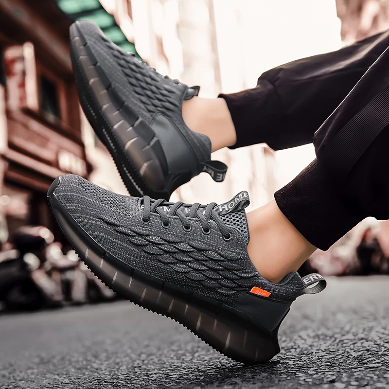 

New Sneakers Men's Running Sport Shoes Air Cushioning Jogging Shoes Male Athletics Marathon Racing Shoes Gym Training Sneakers