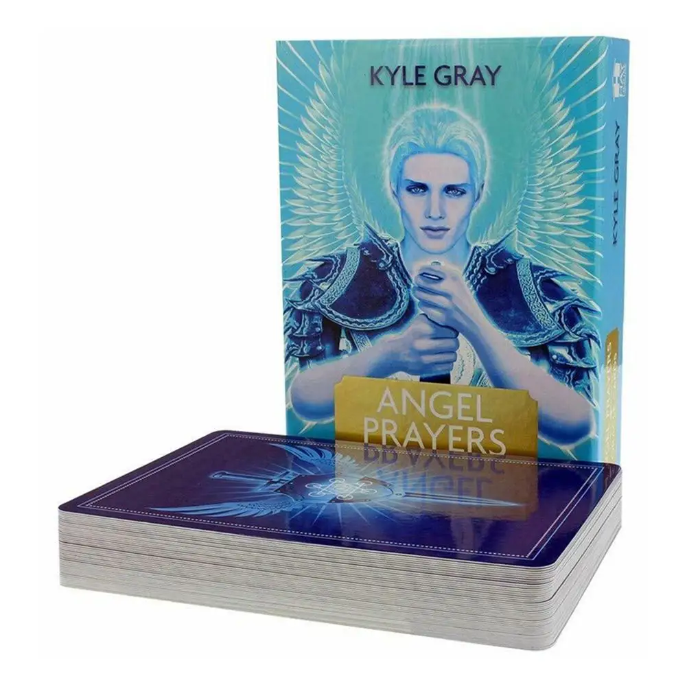 

44PCS Angel Prayers Oracle Cards Deck Tarot Cards Game Party Tarot And Oracle Cards Divination Fate Playing Card Board Games