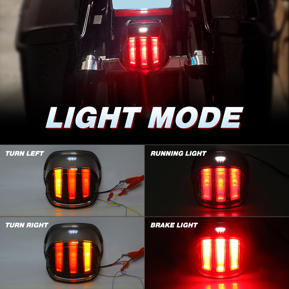 Задний стоп-сигнал DOT Emark для мотоцикла светодиодный задсветильник Harley Sportster XL883